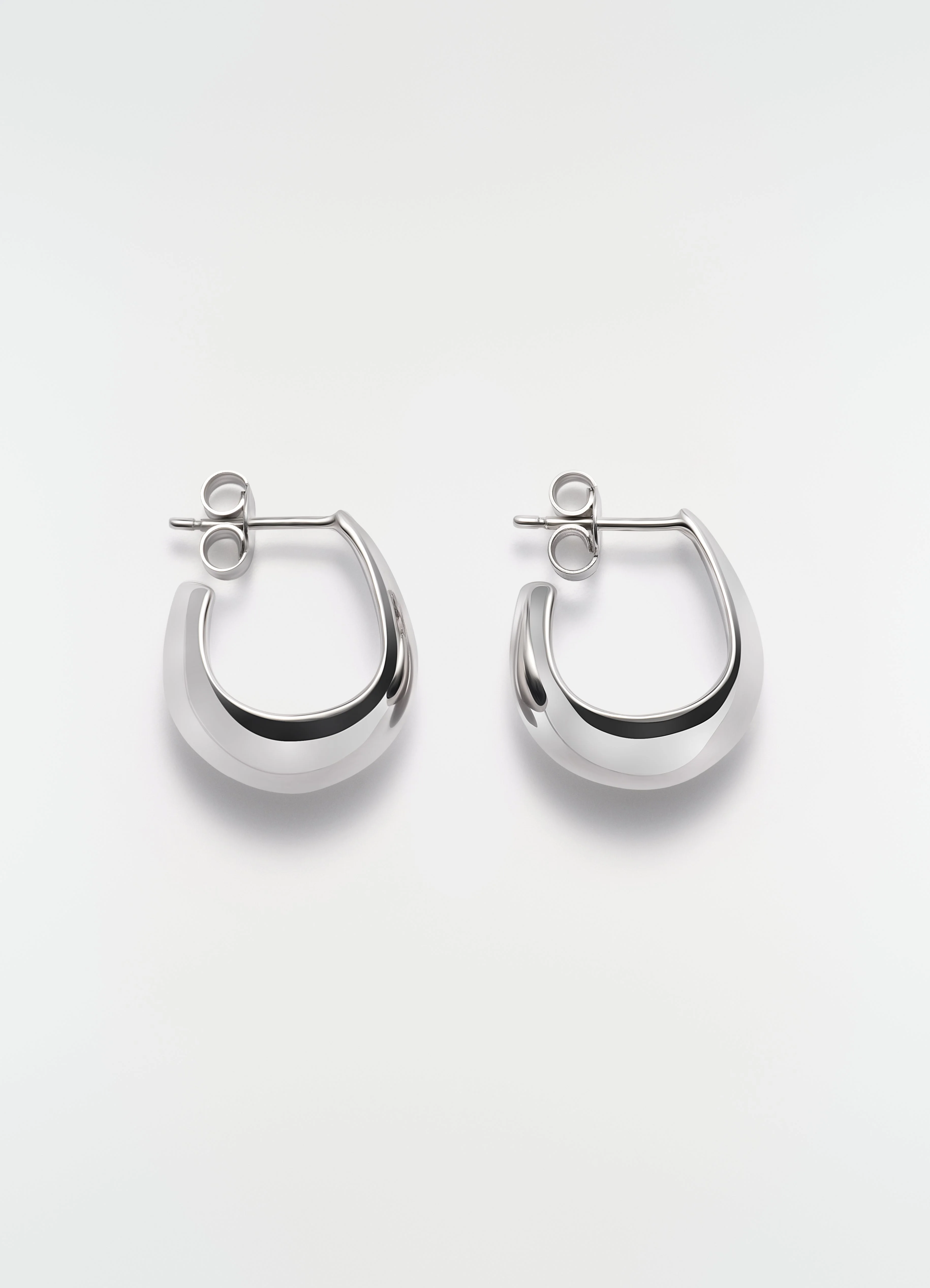 CURVED MINI DROP IN SILVER - 1