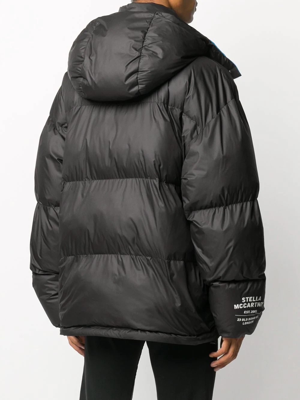 logo-print oversize puffer jacket - 5