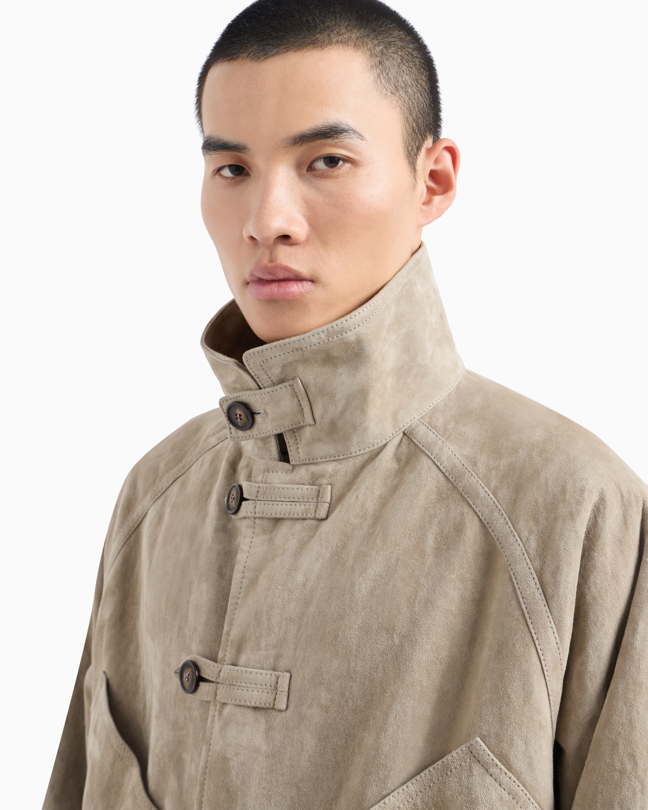BLOUSON IN SUEDE LAMBSKIN - 5