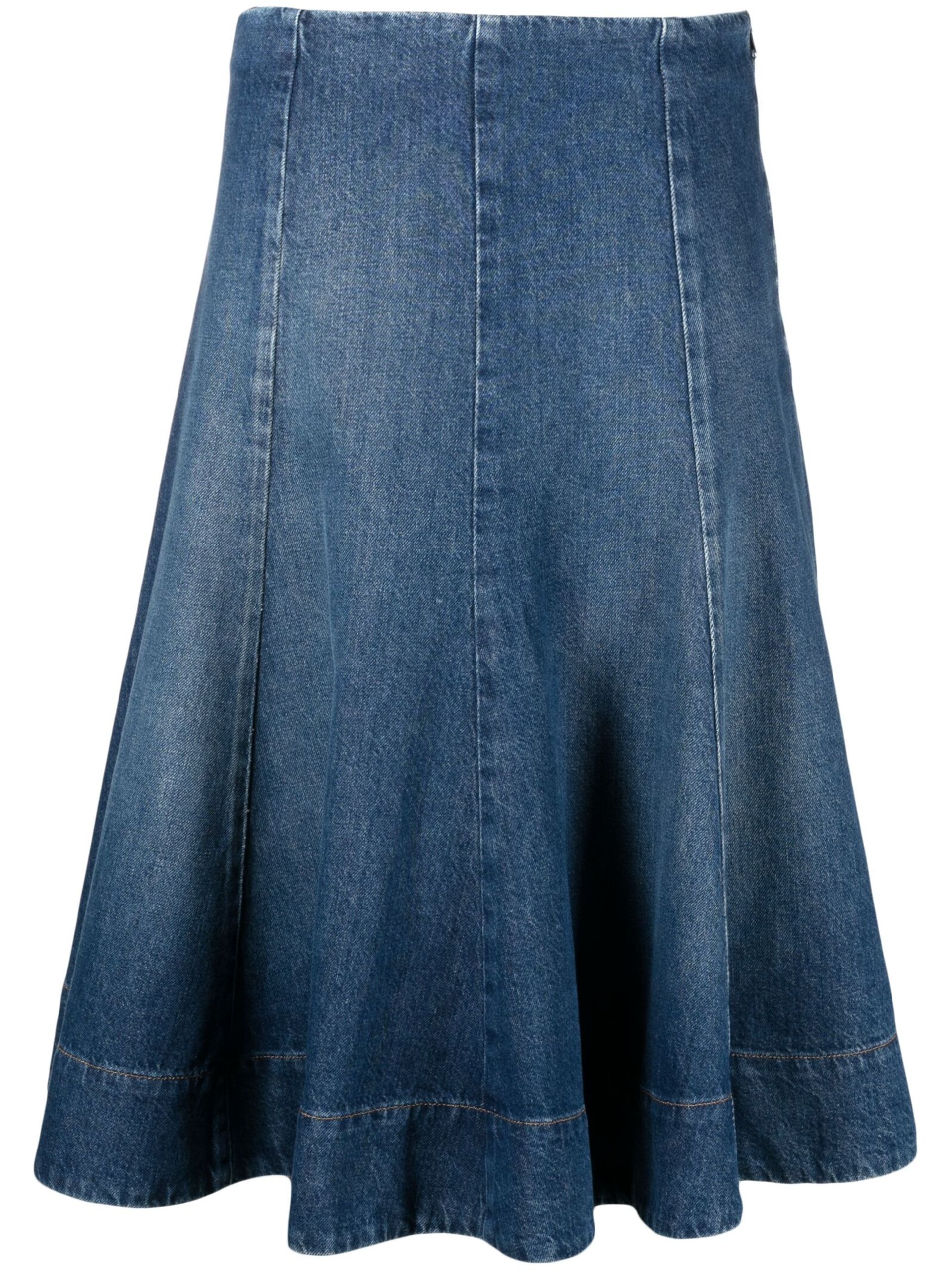 blue The Lennox denim skirt - 1