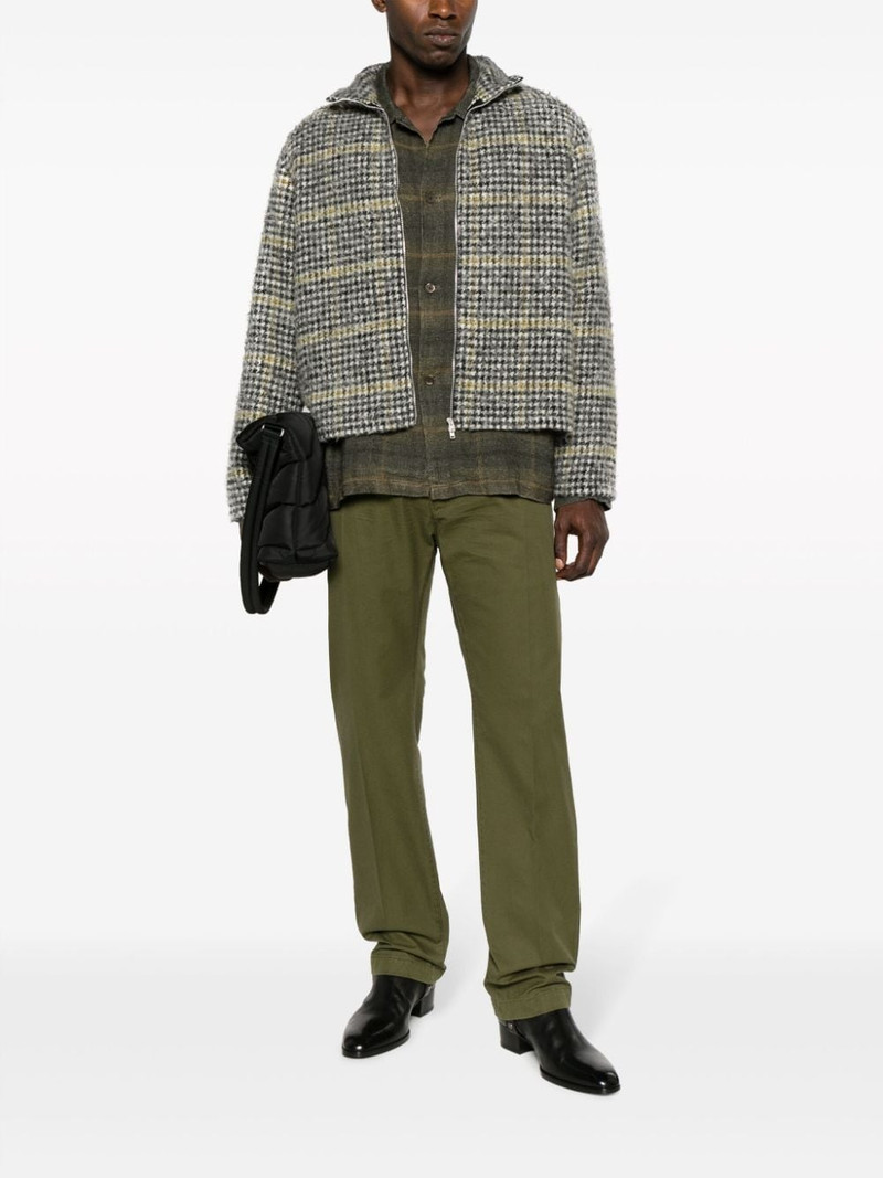 DSQUARED2 logo-print cotton straight-leg trousers outlook