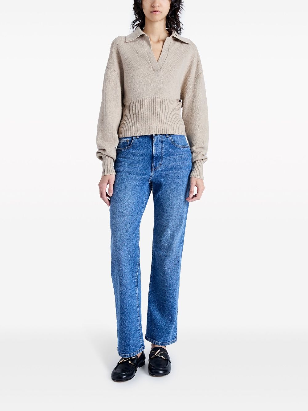 Jeanne cashmere polo jumper - 2