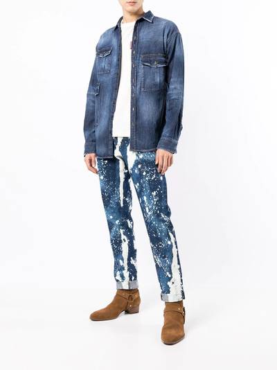 DSQUARED2 long-sleeved denim shirt outlook