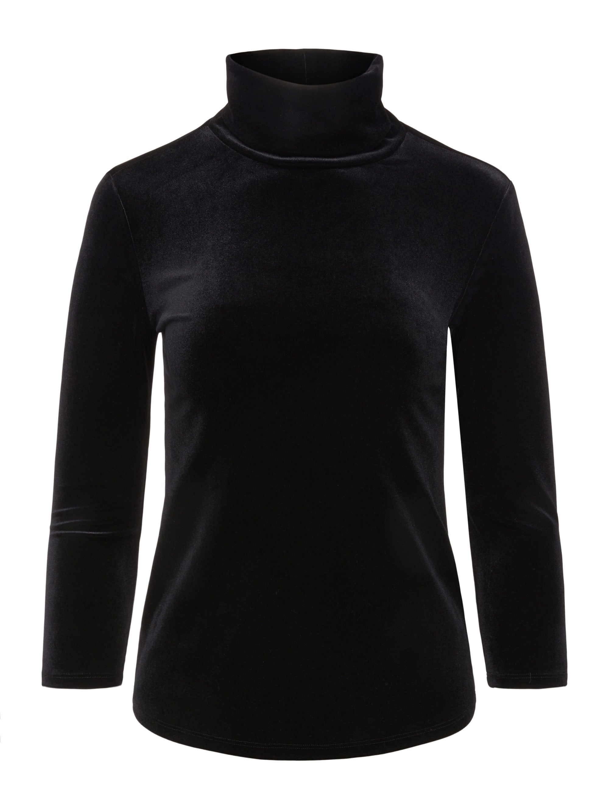 Aja Velvet Turtleneck - 1