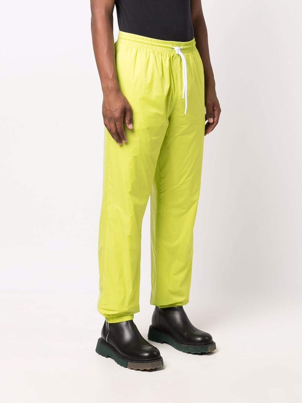 drawstring-waist track  trousers - 3