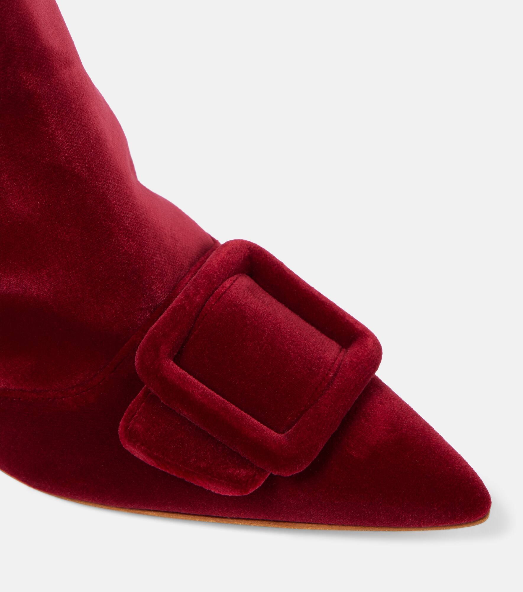 Baylow velvet ankle boots - 5