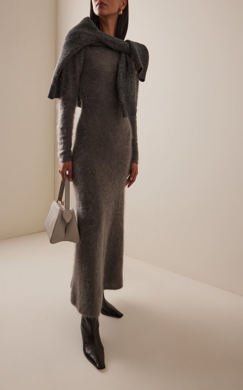 The Garment Roma Knit Maxi Dress grey outlook