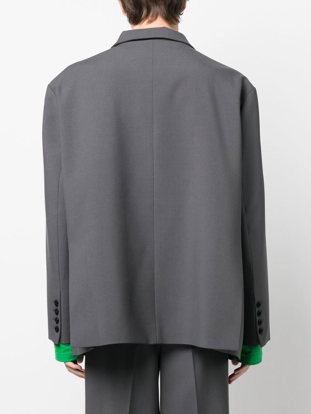 boxy single-breasted blazer - 4
