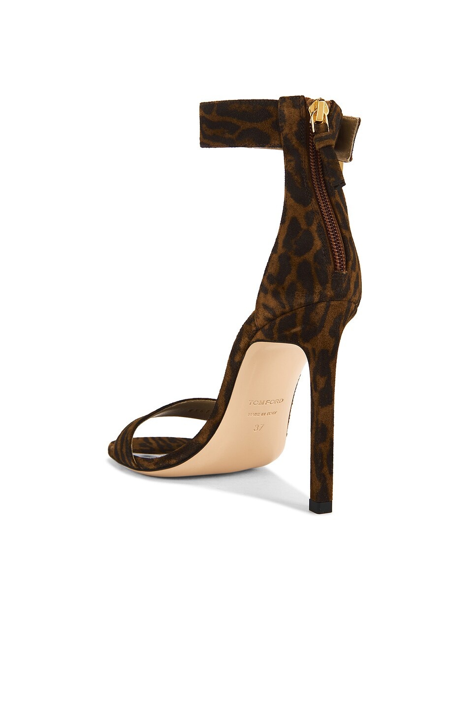 Padlock 105mm Suede Calf Sandal - 3