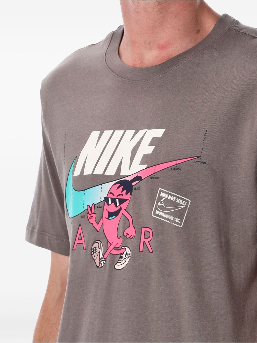 logo-print T-shirt - 3