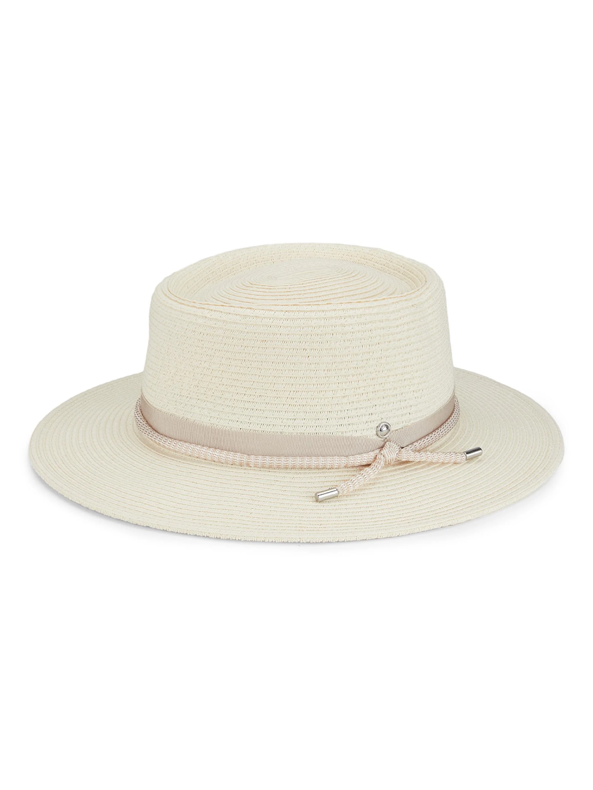Women's Somer Straw Fedora - Ivory - 1