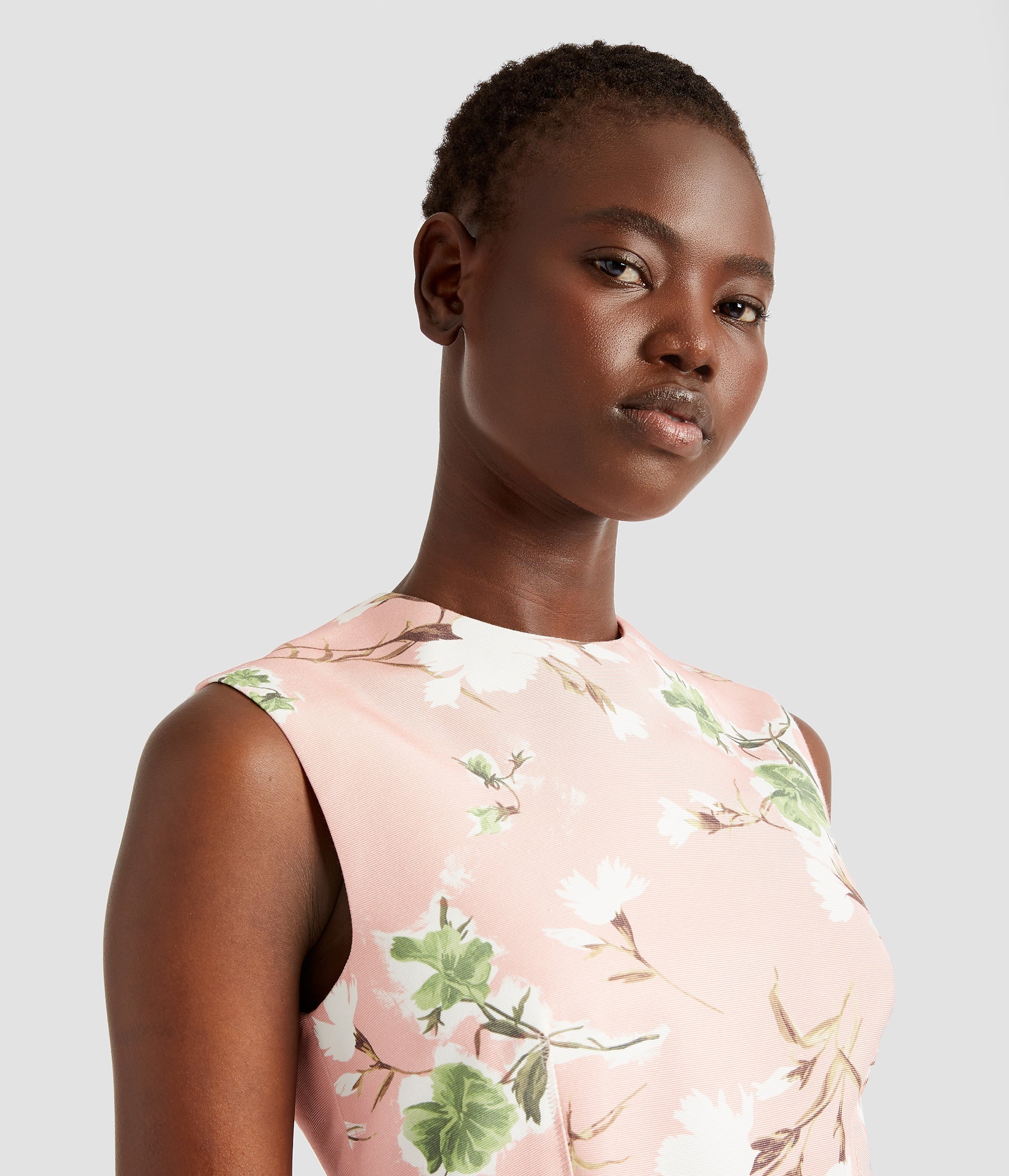 SLEEVELESS MIDI PENCIL DRESS - 5