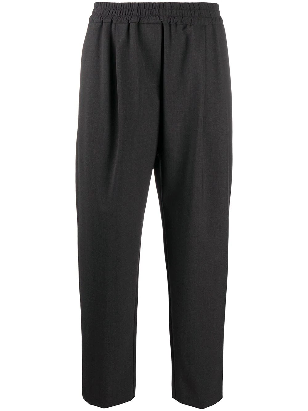 high-rise cropped trousers - 1