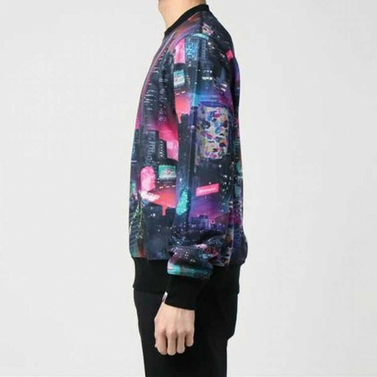 A Bathing Ape Neon Tokyo Crewneck Pullover 'Multicolor' 1G30-113-015 - 4