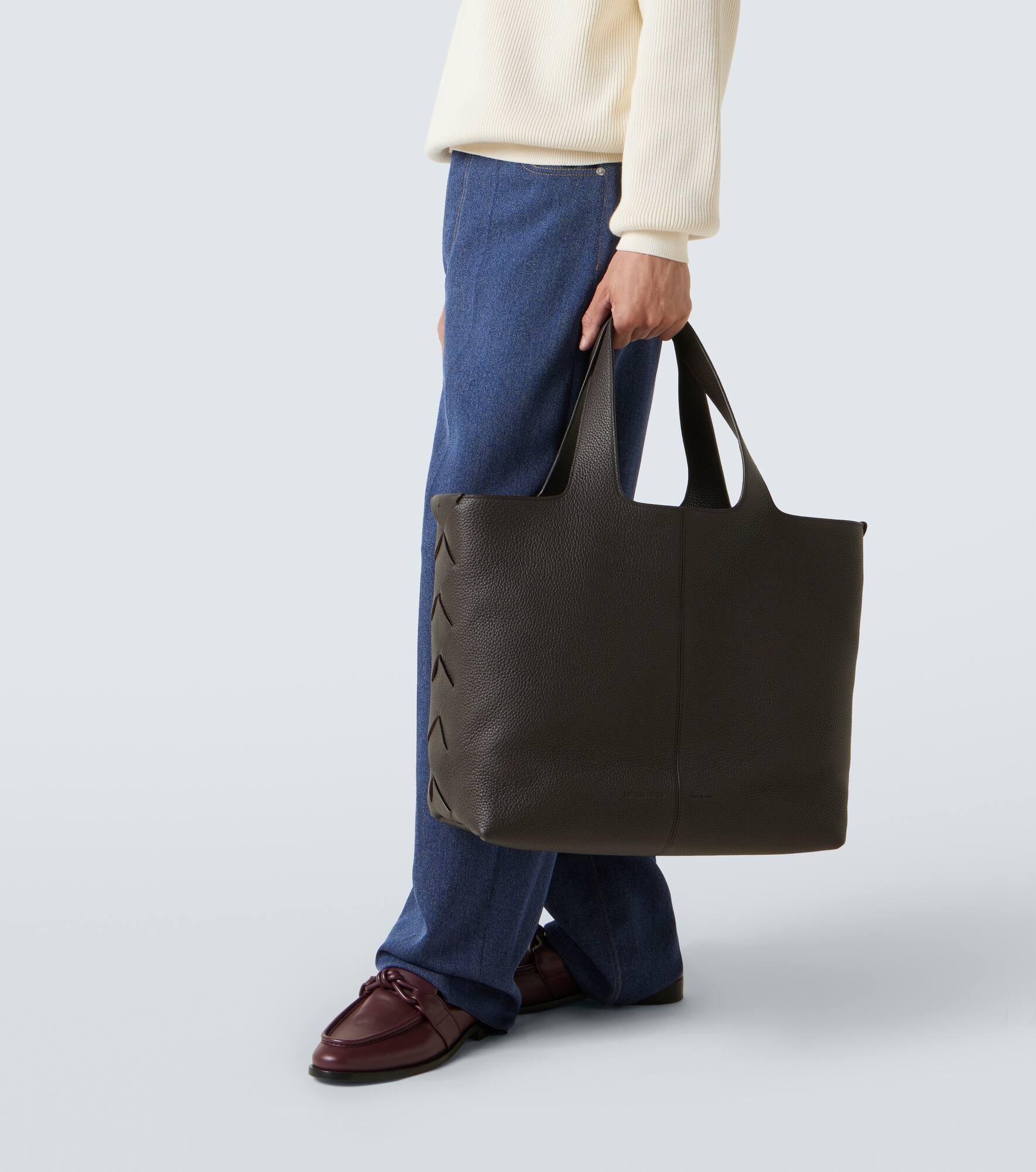 Diago Intreccio Large leather tote bag - 2