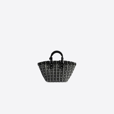 BALENCIAGA Women's Bistro Xs Basket With Strap in Black outlook