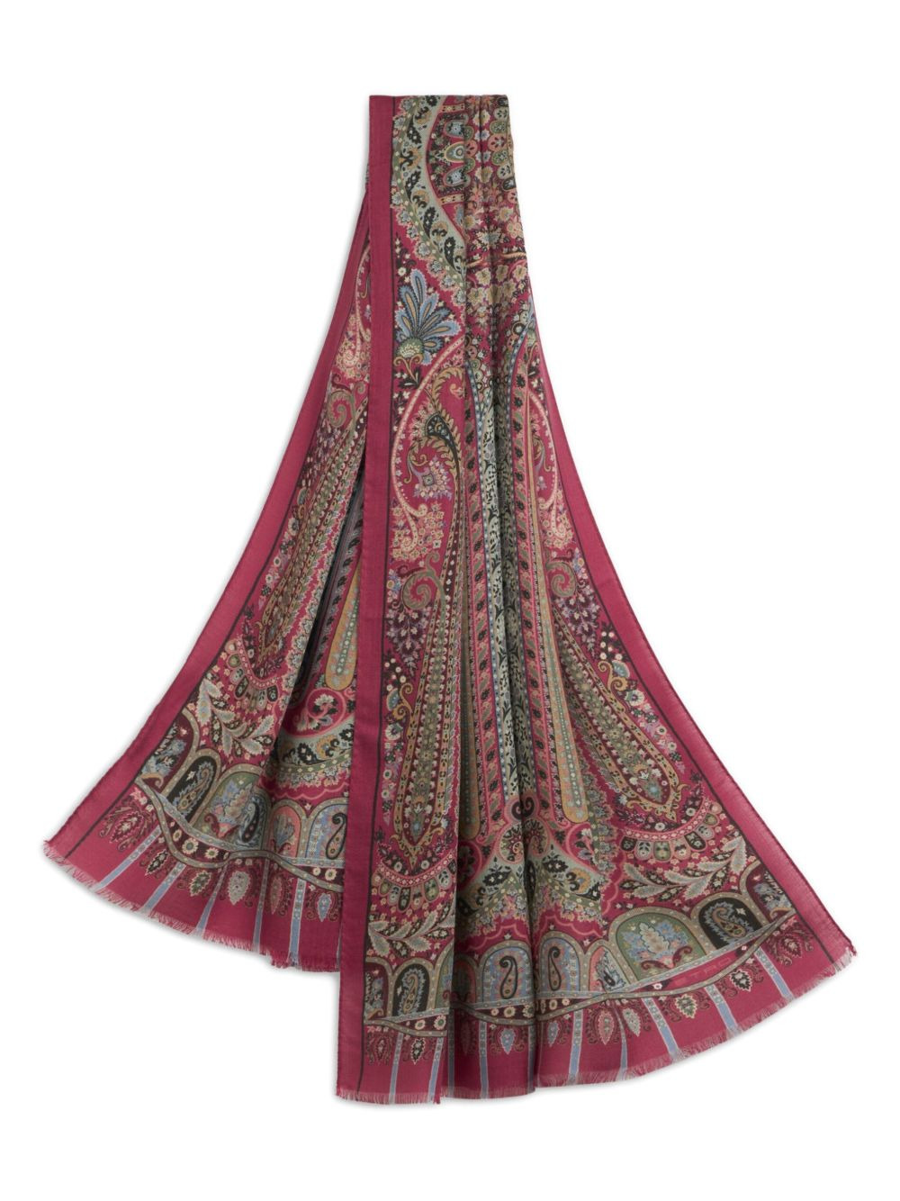 paisley-print scarf - 2
