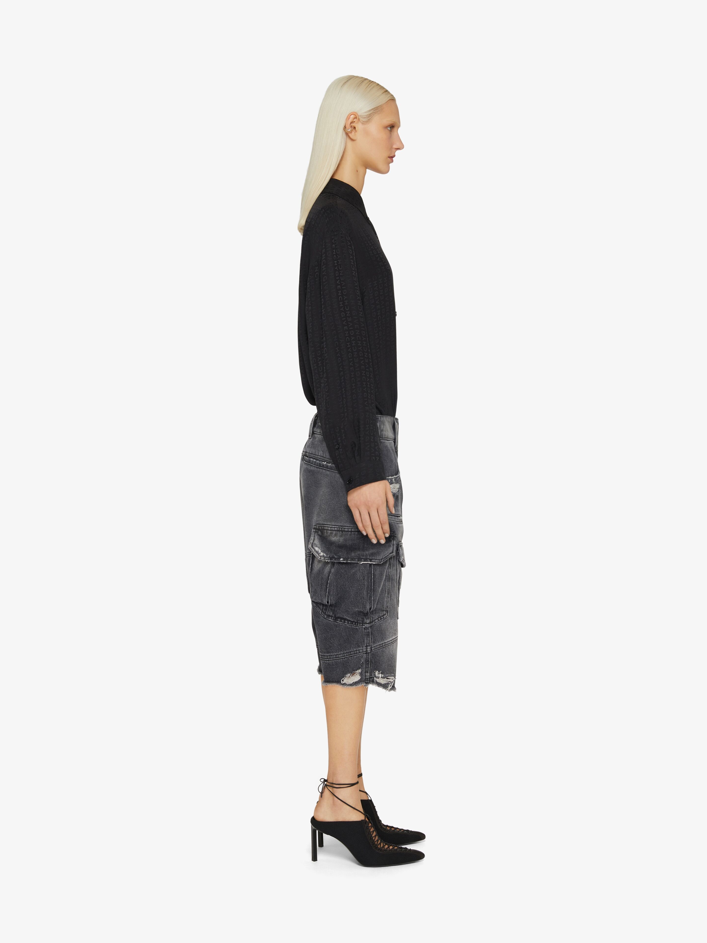 OVERSIZED SHIRT IN GIVENCHY SILK - 3