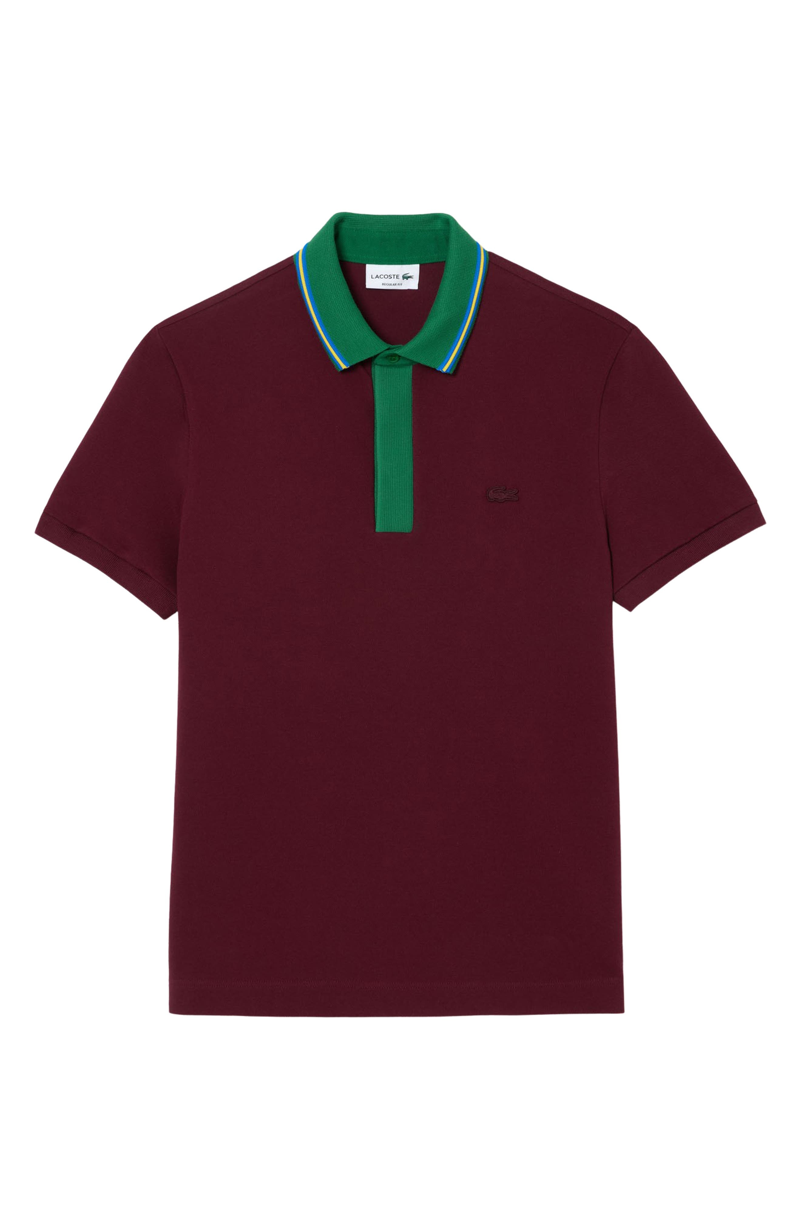 Regular Fit Tipped Cotton Piqué Polo - 1