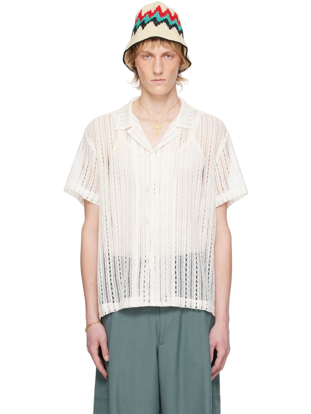 Off-White Meandering Shirt - 1