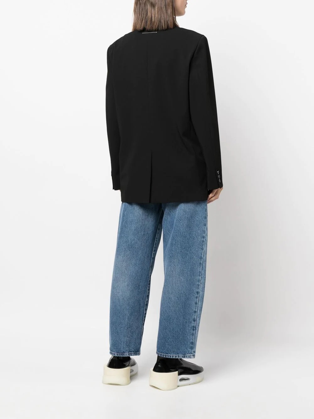 overize single-breasted blazer - 4