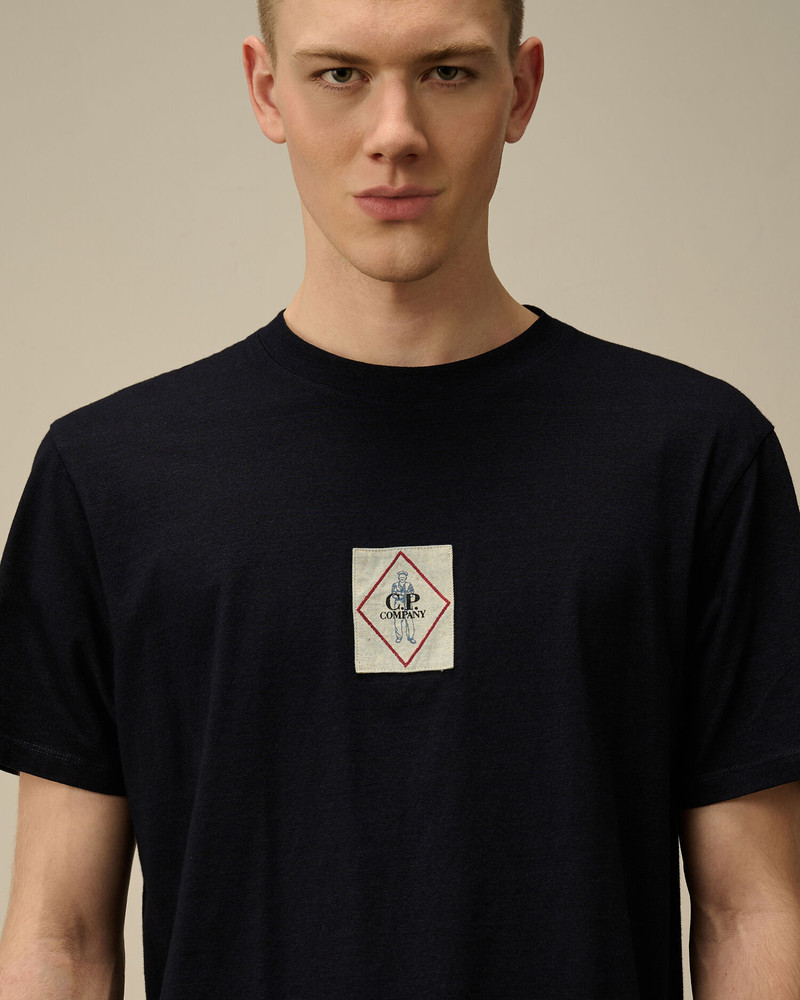 Indigo Jersey Logo T-Shirt 7