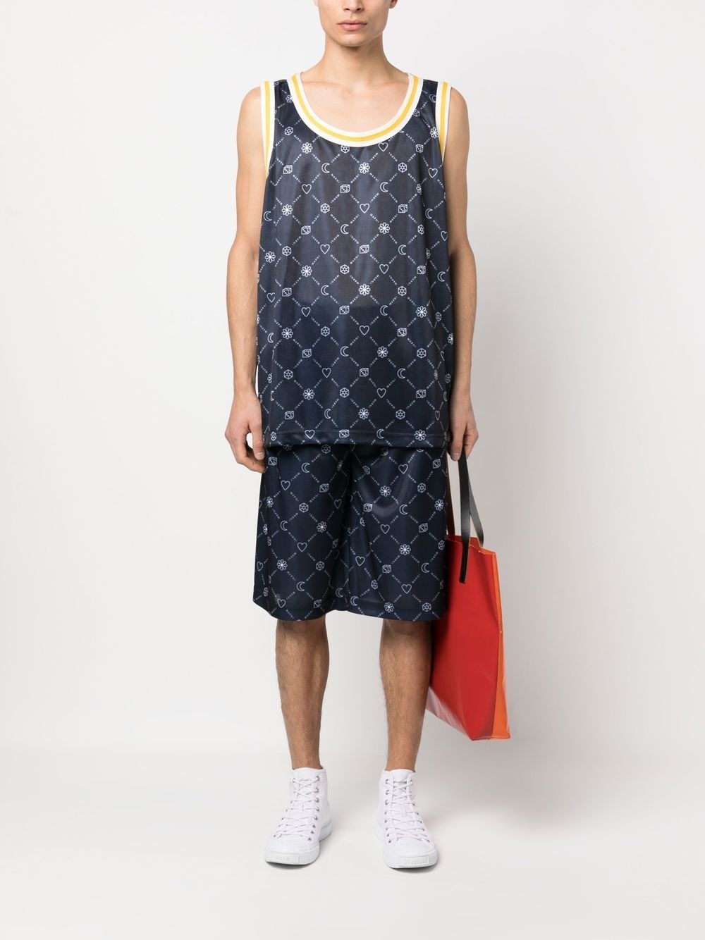 logo-print shorts - 2
