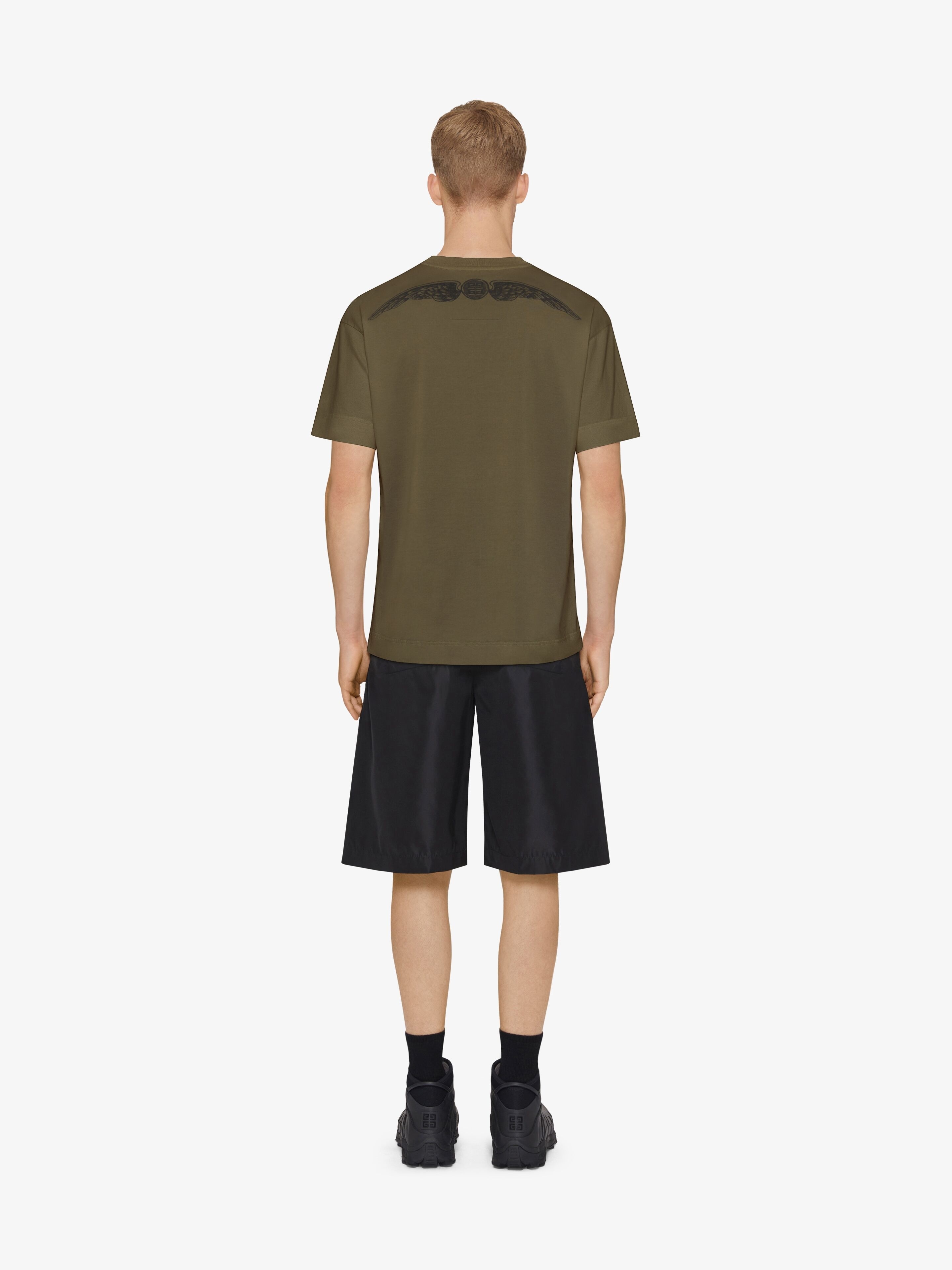 T-SHIRT IN COTTON GIVENCHY WINGS - 4