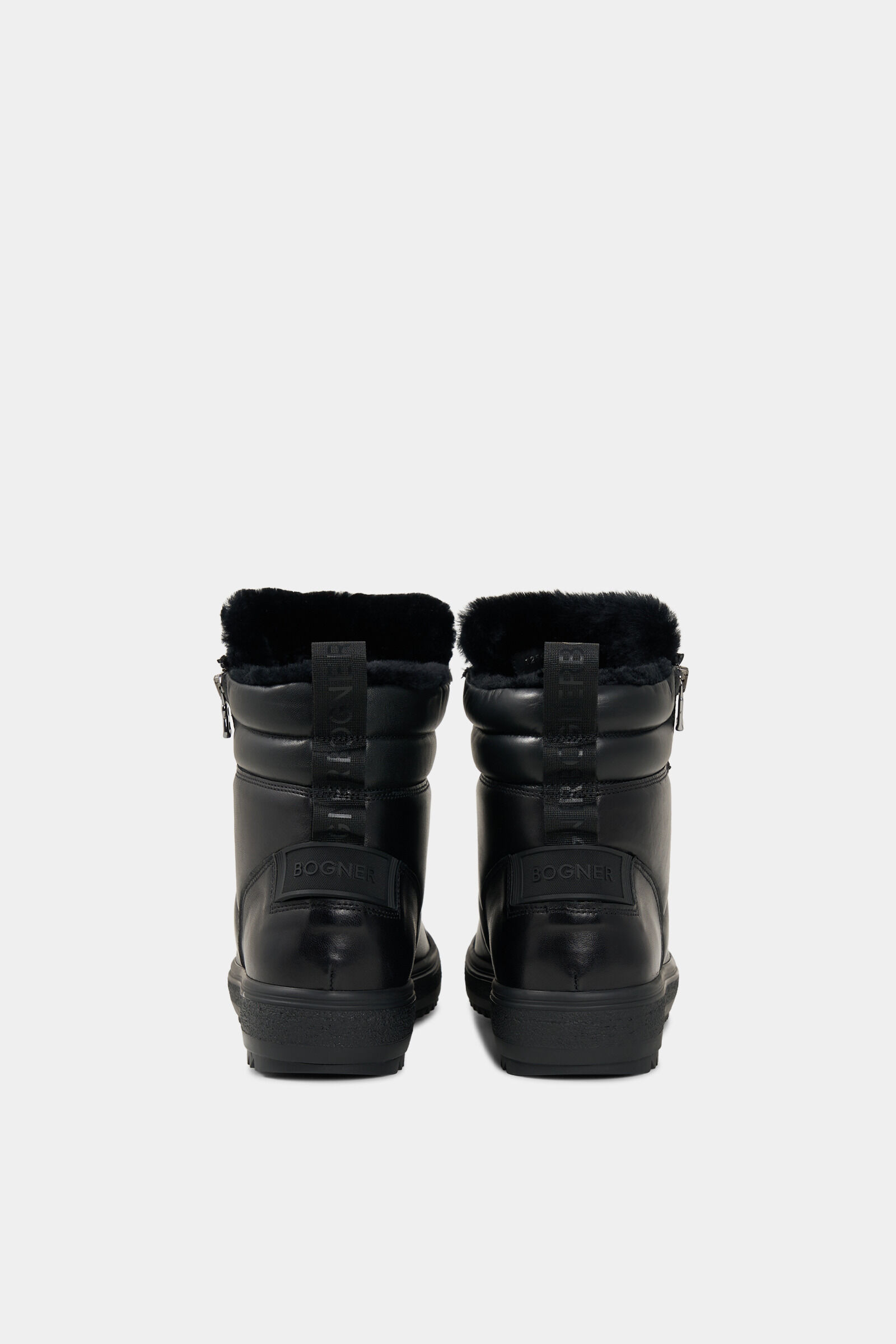 Mid Boots Anchorage with spikes in Black - 5