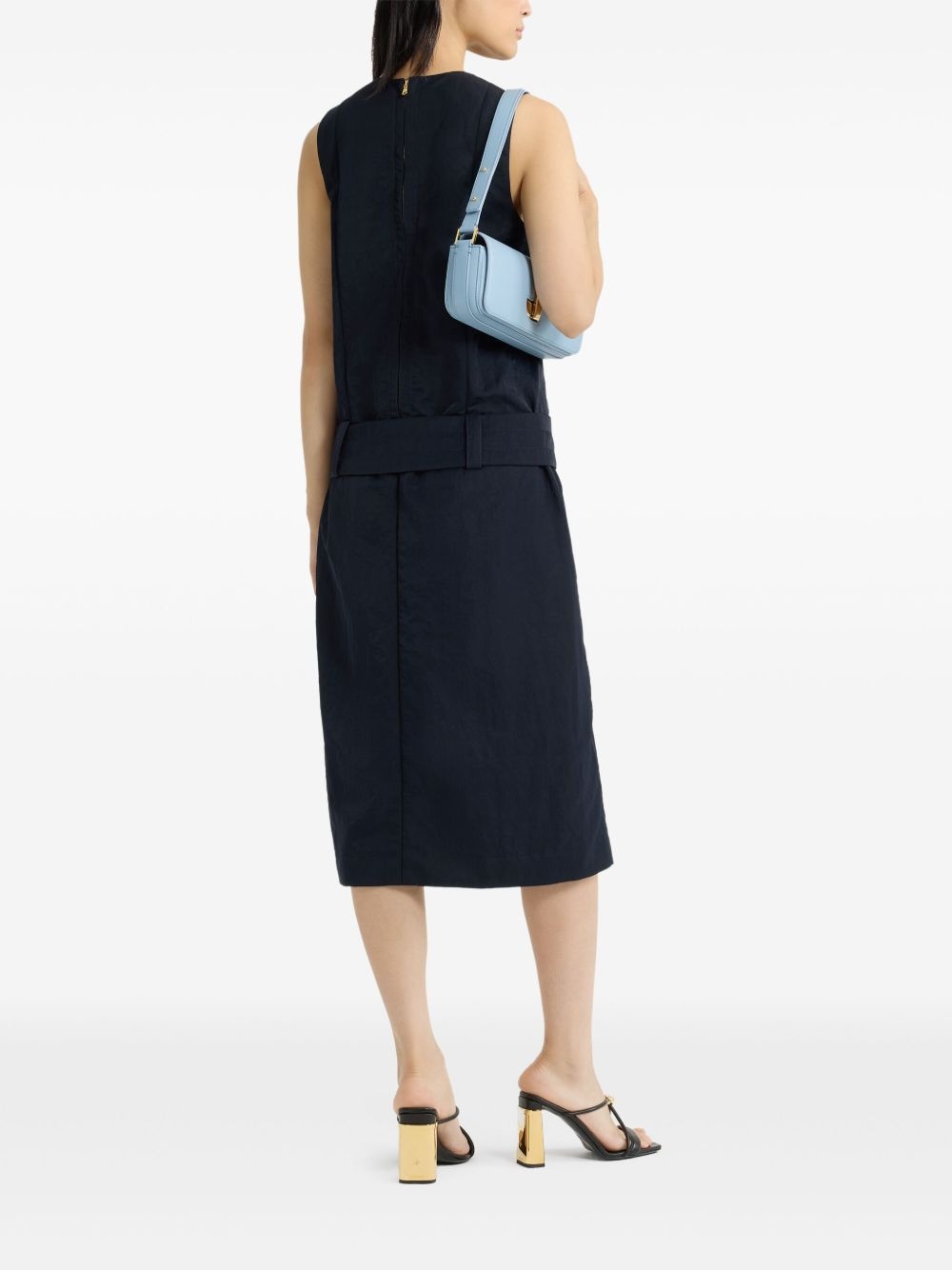 belted midi dress - 3
