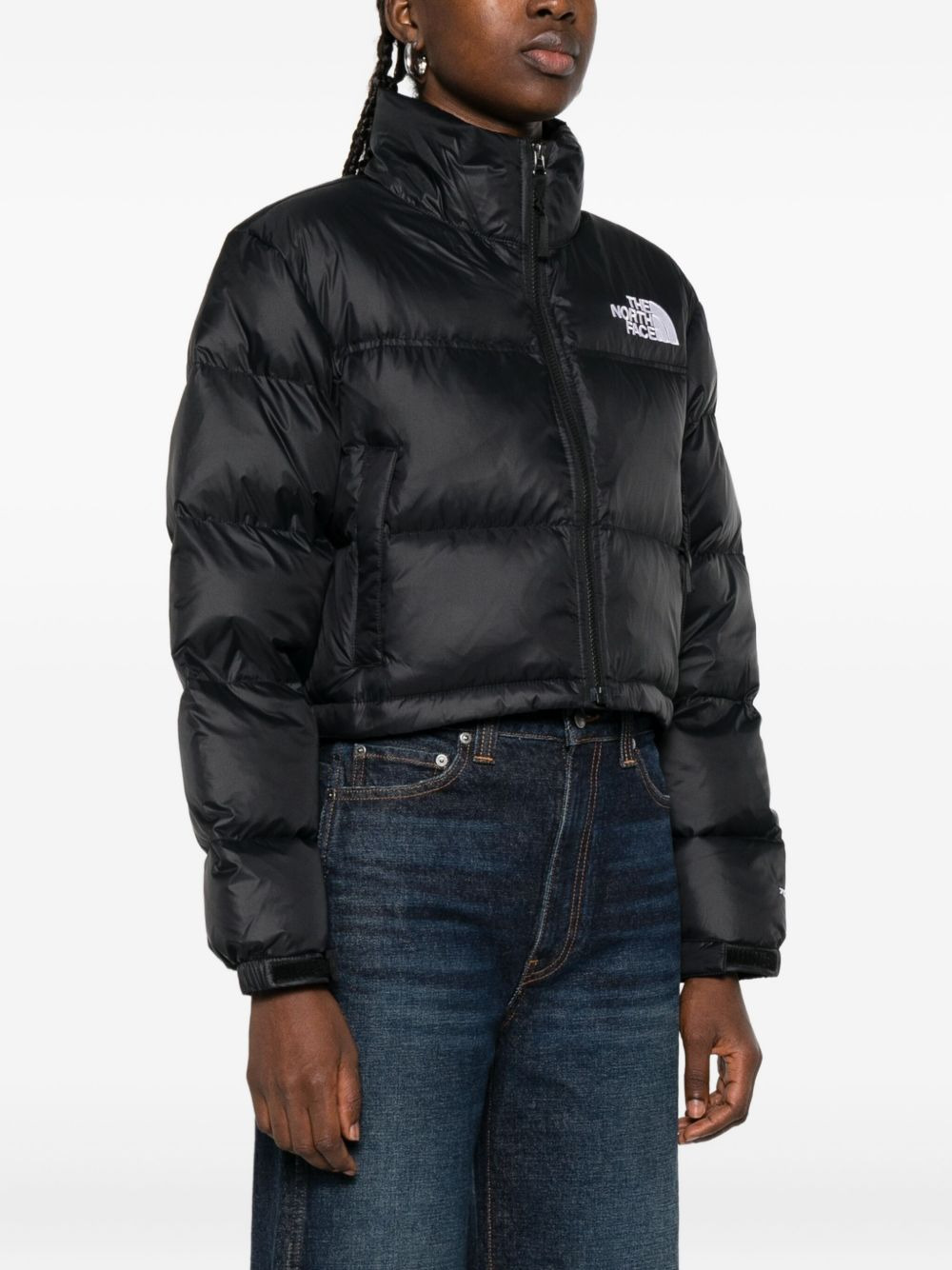 cropped puffer jacket - 3