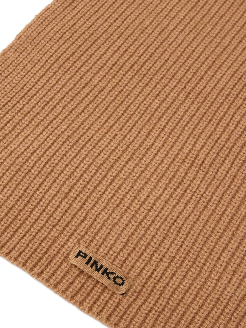 Slovenia ribbed label scarf - 3