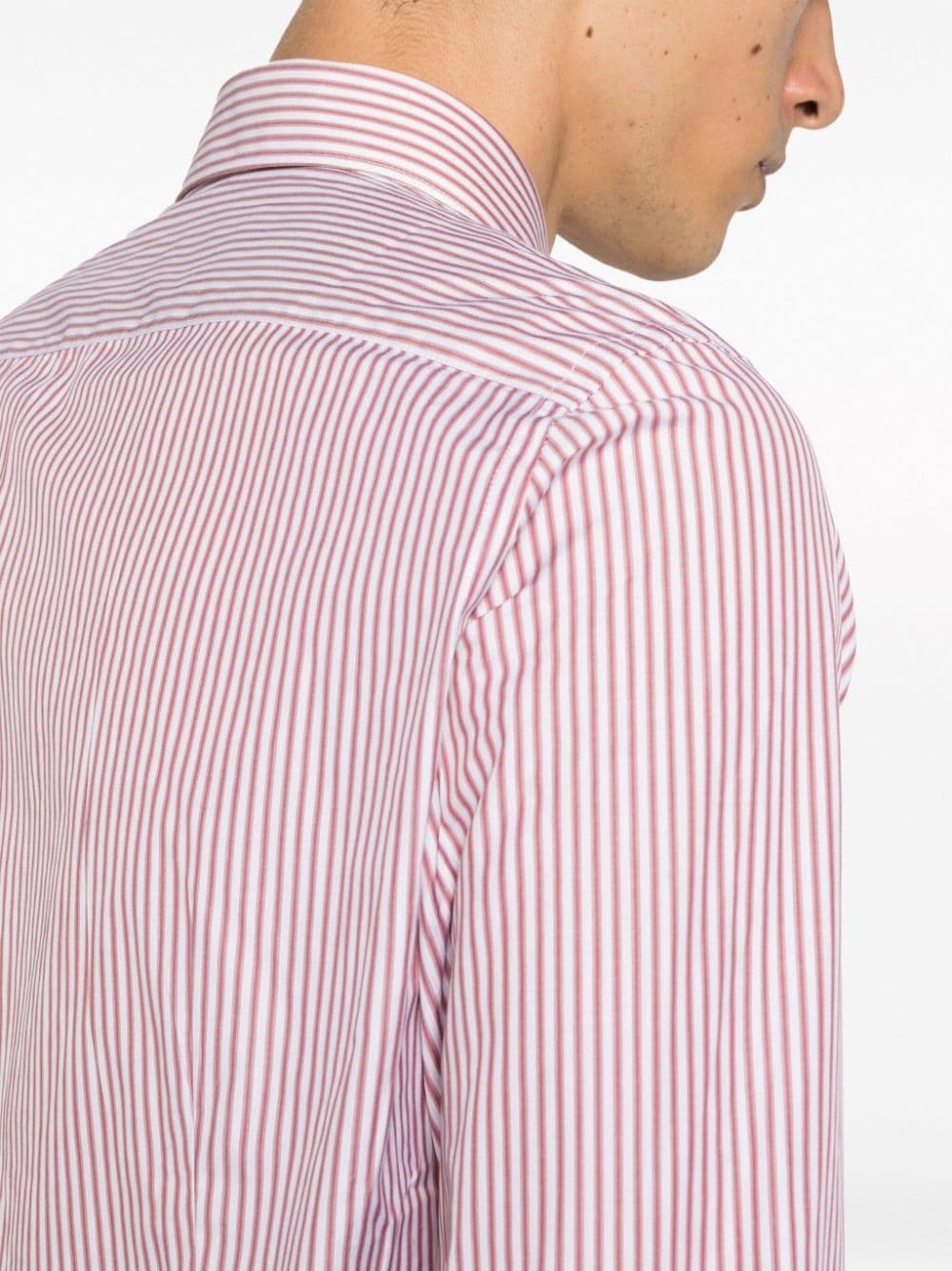 striped cotton shirt - 5