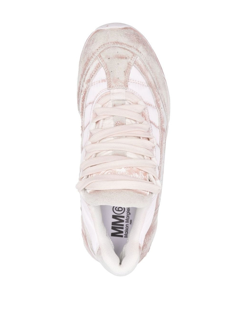 panelled low-top sneakers 4