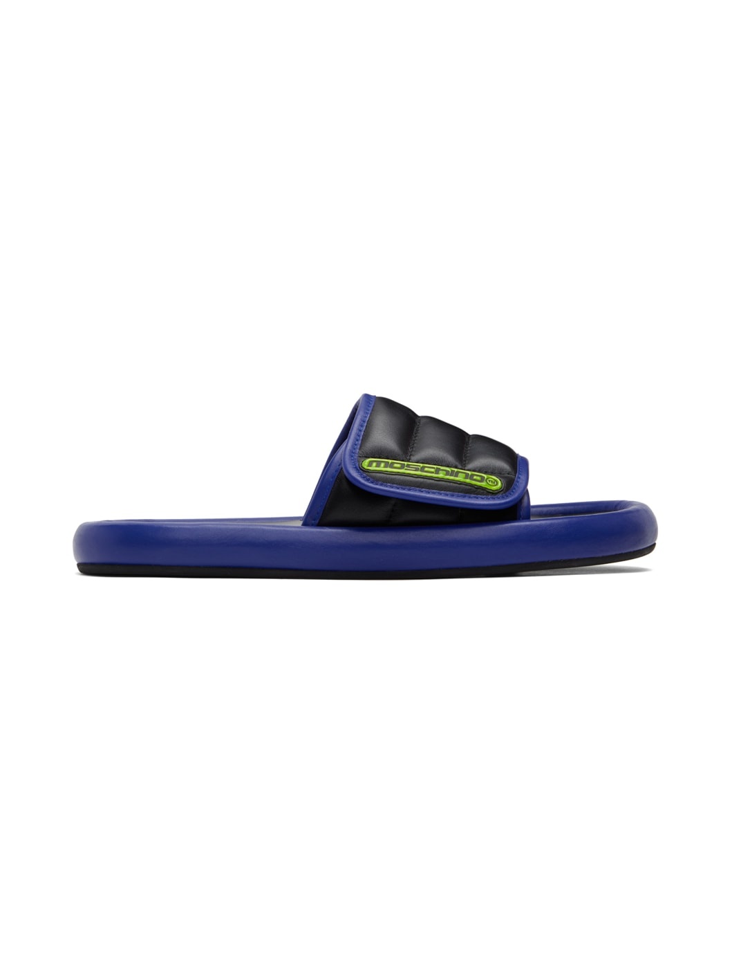 Black & Blue Logo Slides - 1