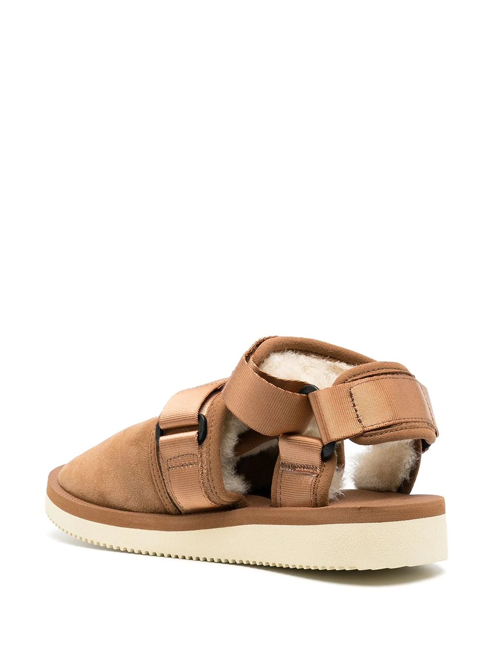 shearling lining sandals - 3