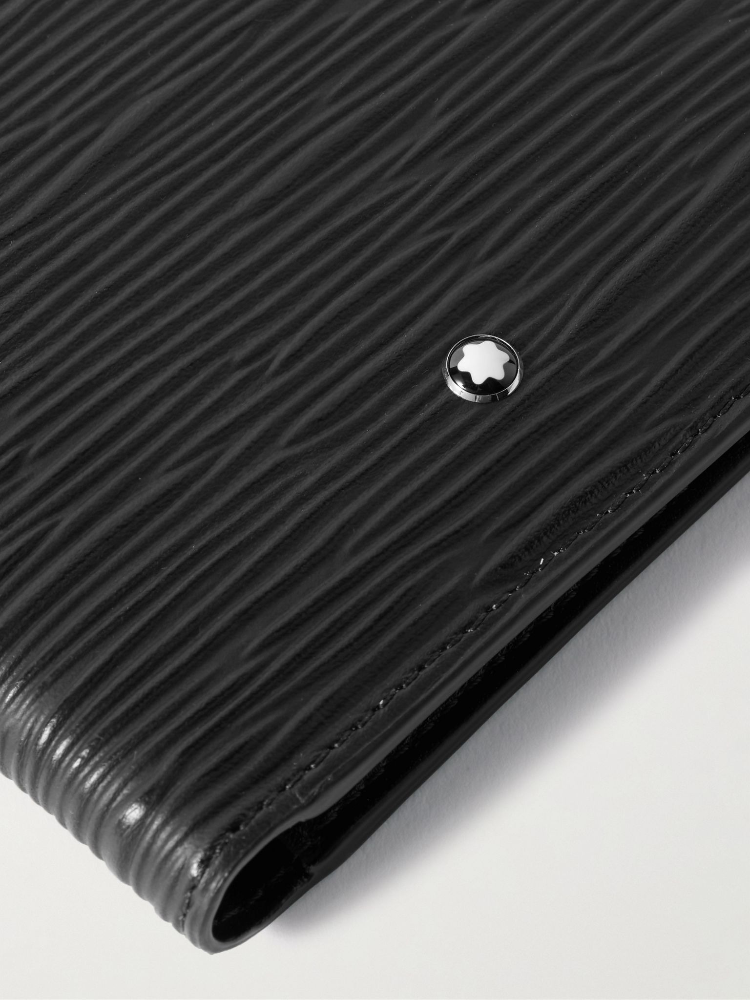Meisterstück 4810 Textured-Leather Billfold Wallet Black - 3