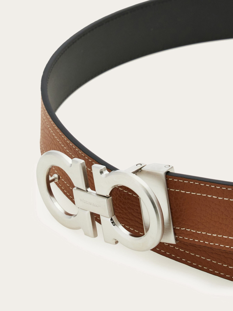 Reversible and adjustable Gancini belt 4