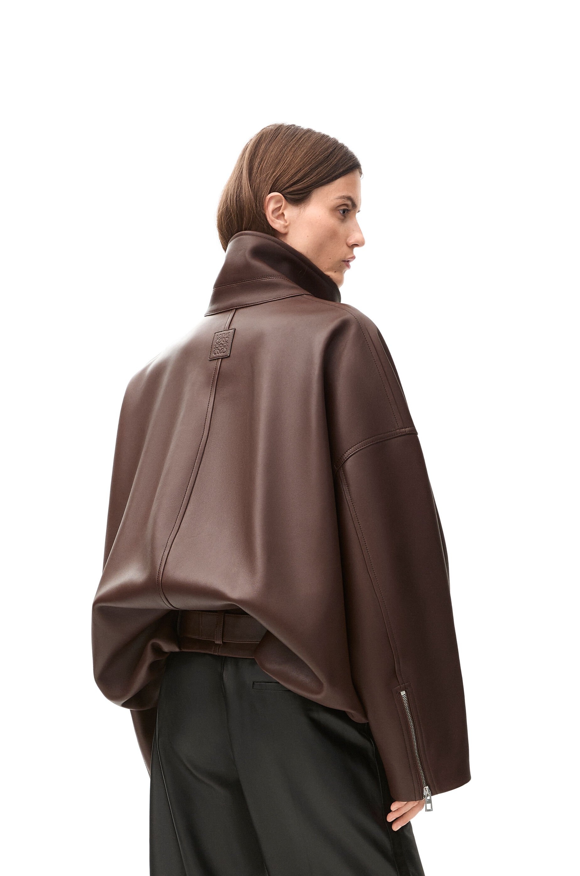 ジャケット LOEWE BALLOON JACKET IN NAPPA LAMBSKIN Balloon jacket in nappa lambskin Black - LOEWE