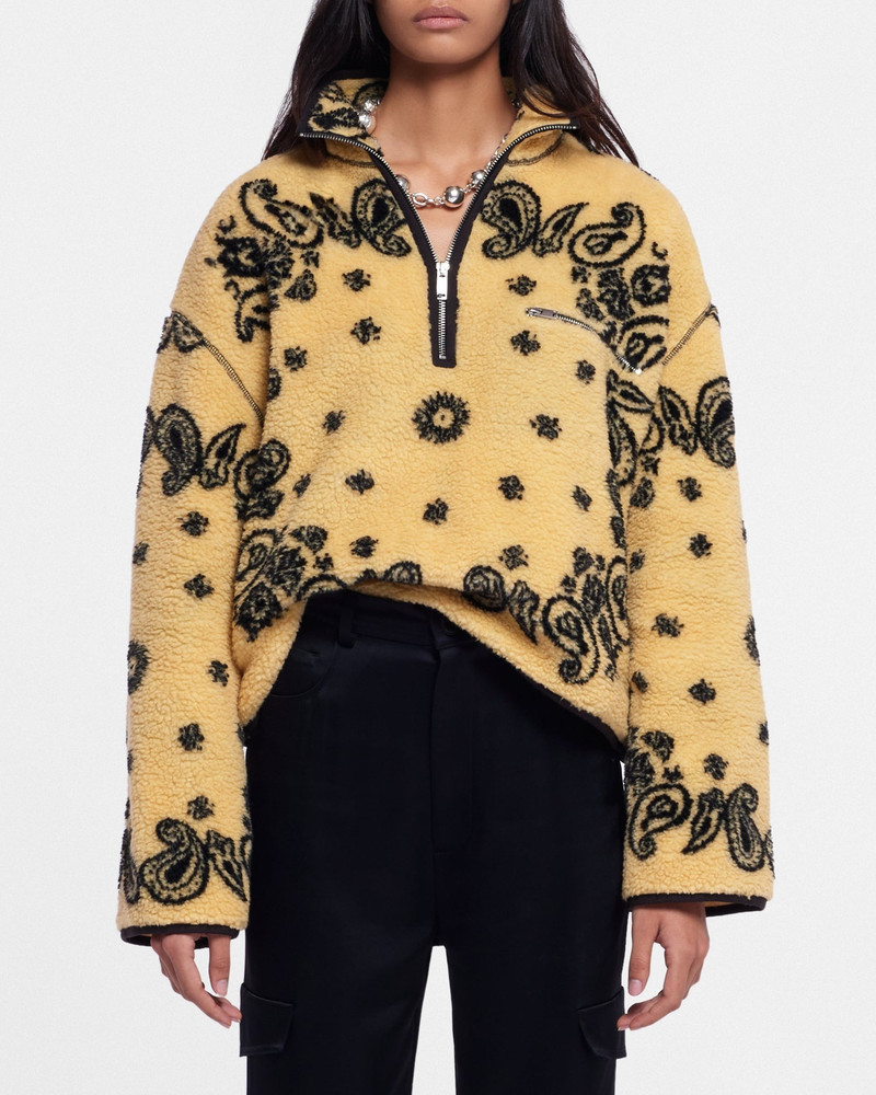 Nanushka Fleece-Jacquard Sweater outlook