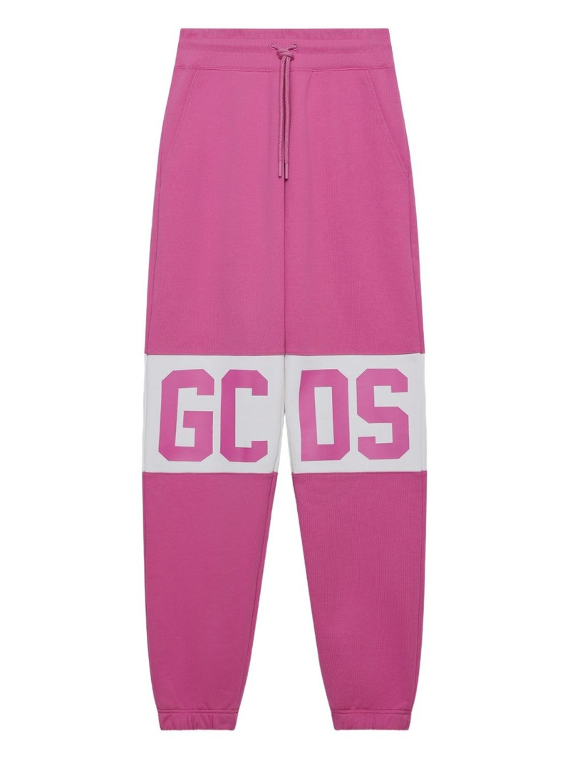 logo-print track pants 1