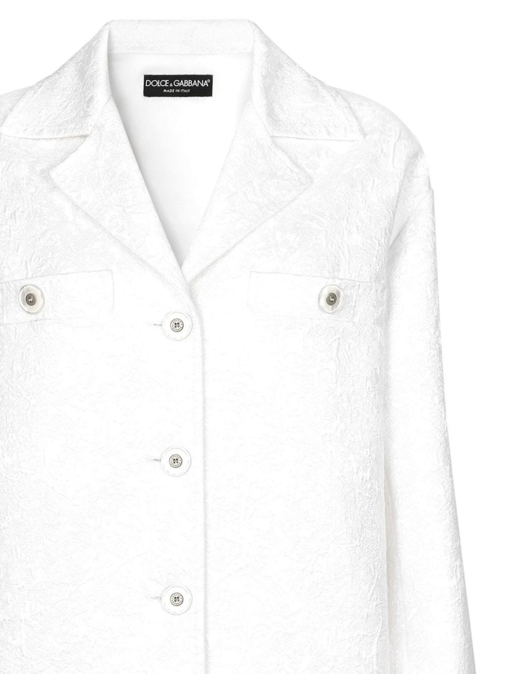 jacquard brocade coat - 2