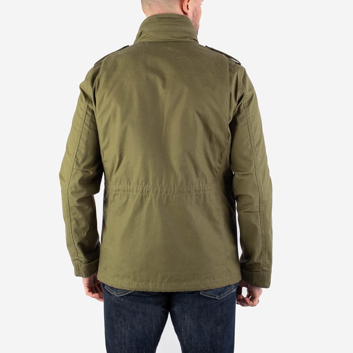 Oiled Cotton M-65 Jacket - Olive - 3