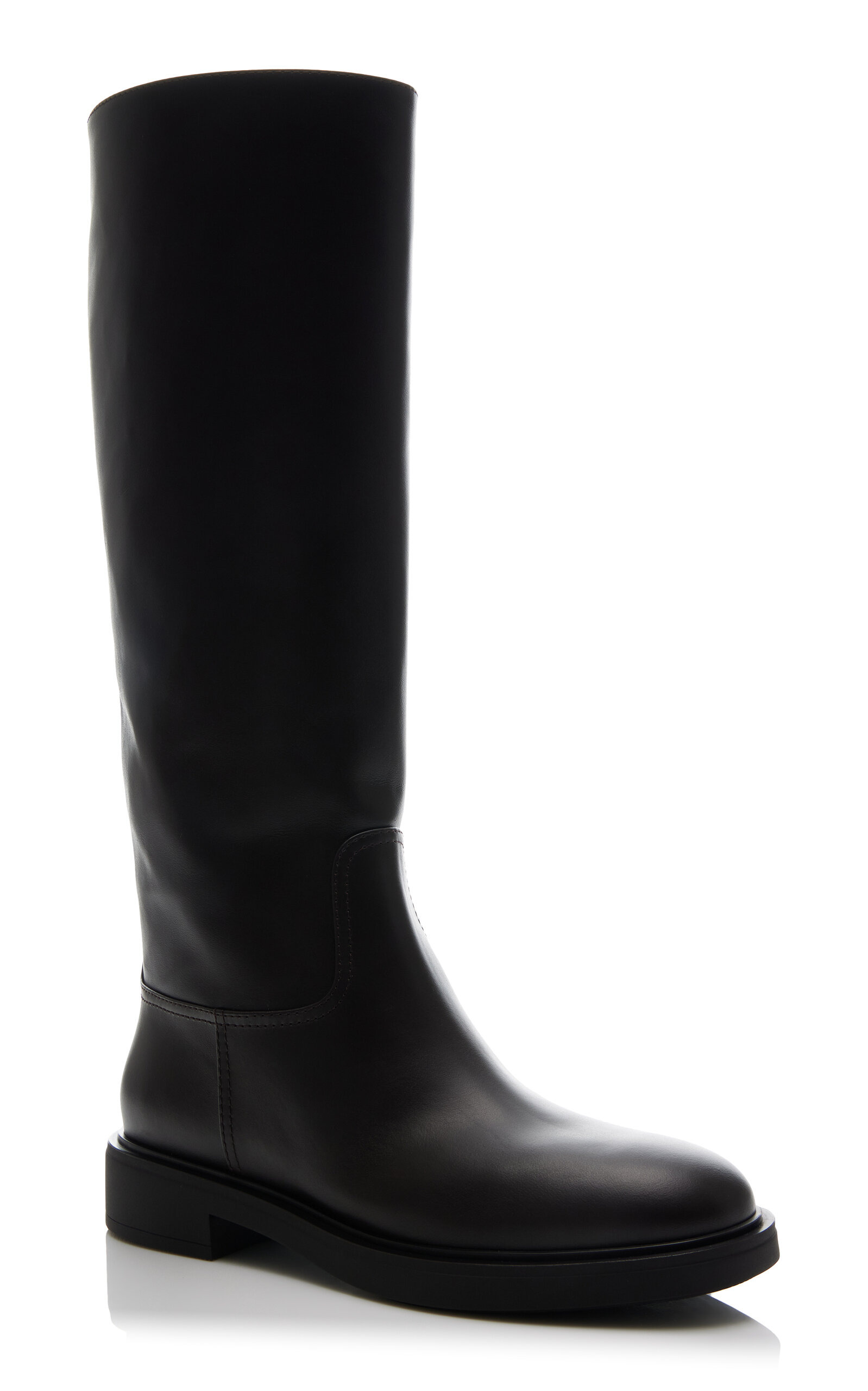 Leather Knee Boots brown - 4