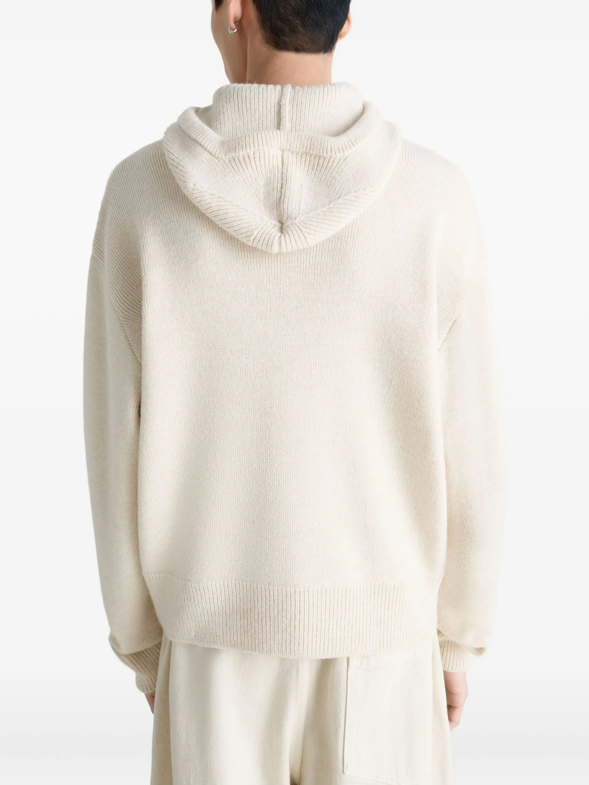 Lemaire Buttoned Ribbed-knit Jumper - 3