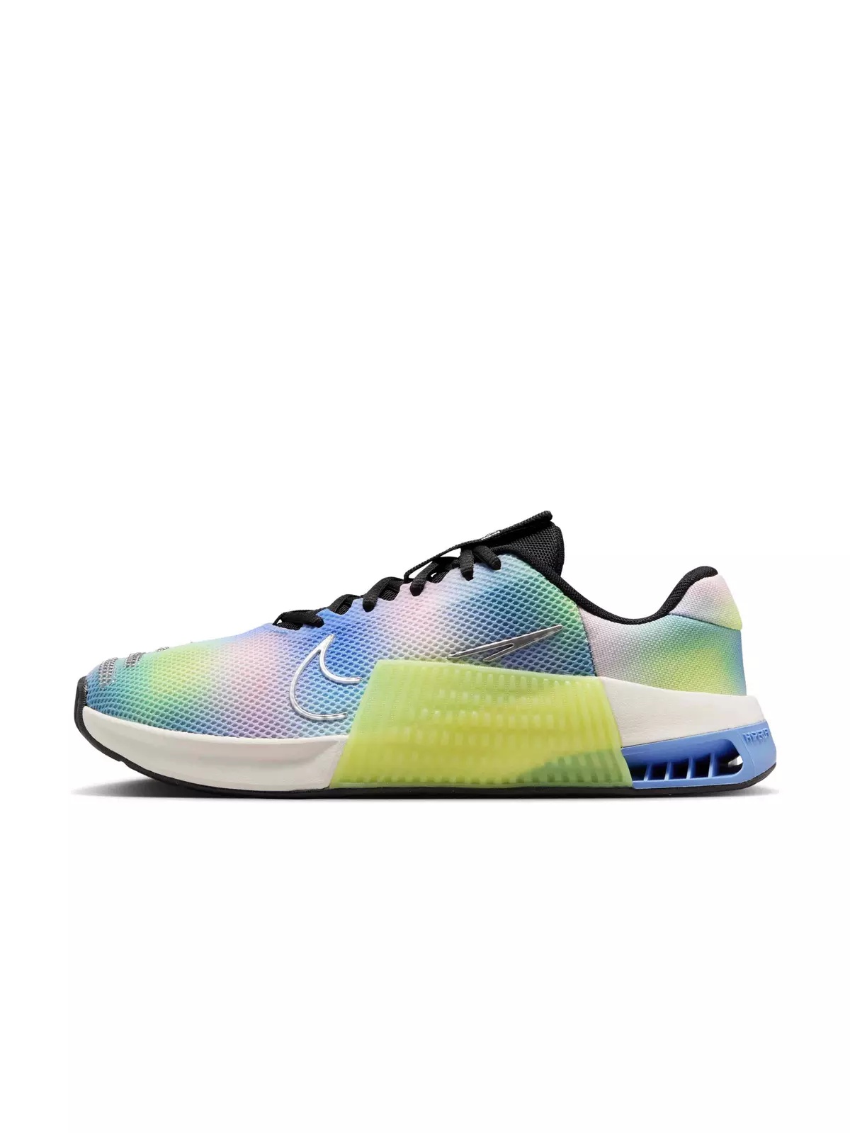 Metcon 9 SE "Black/Light Lemon Twist/Royal Pulse/Metallic Silver" Women's Training Shoe - 2