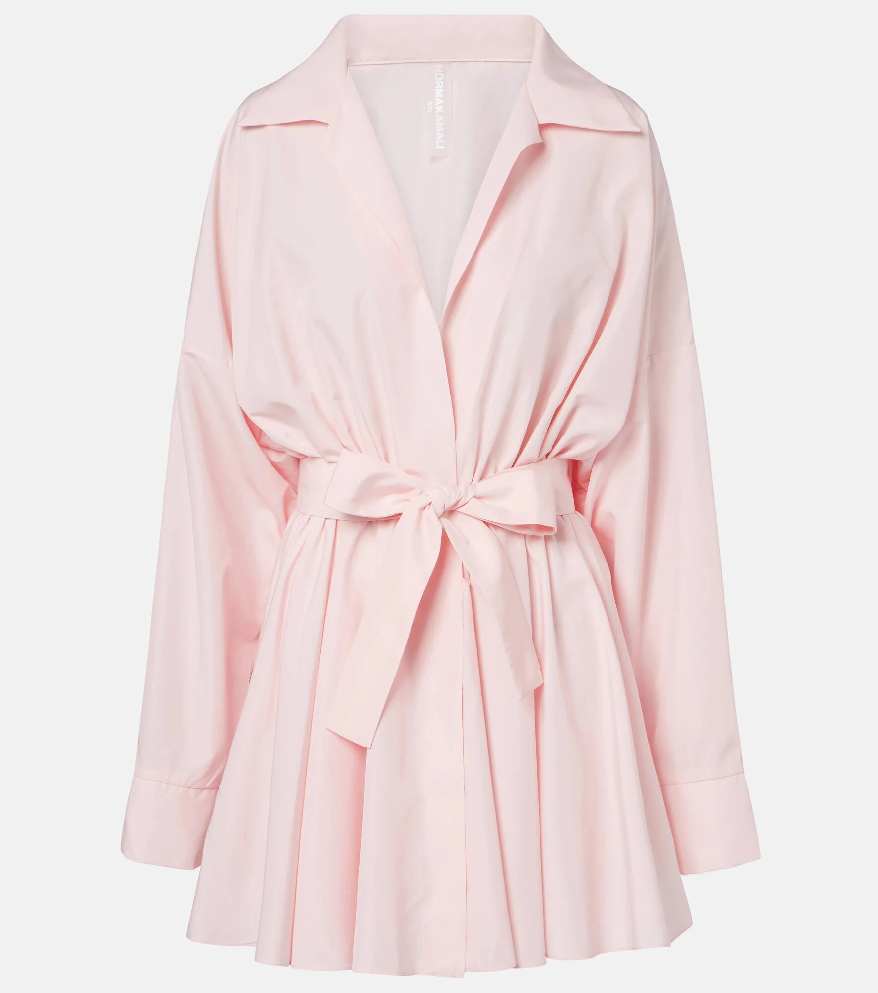 Belted shirt dress - 1