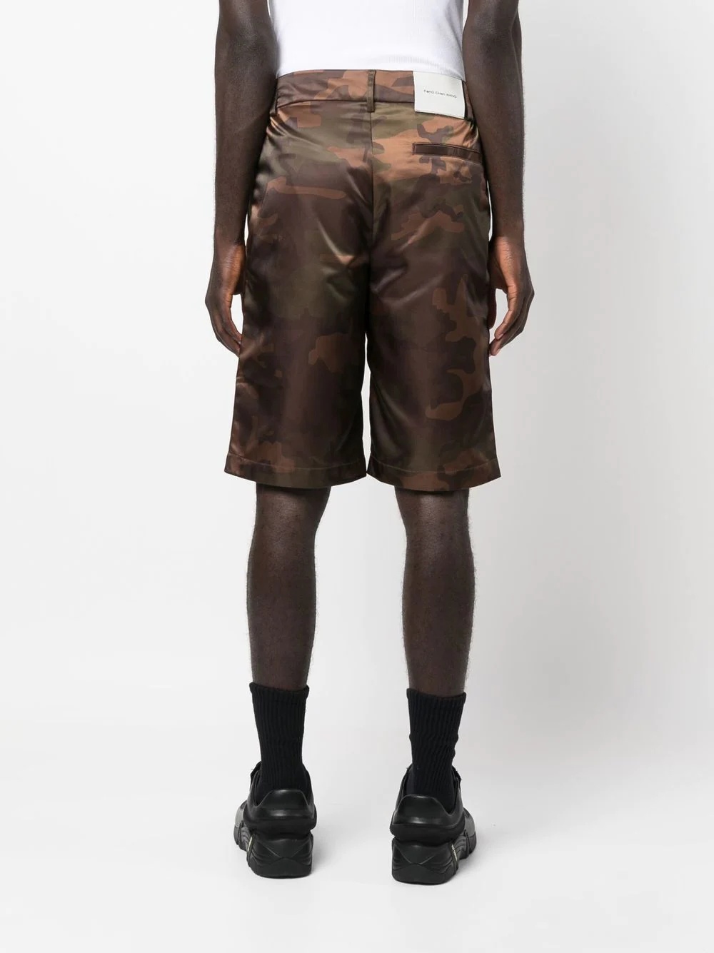 camouflage knee-length shorts - 5