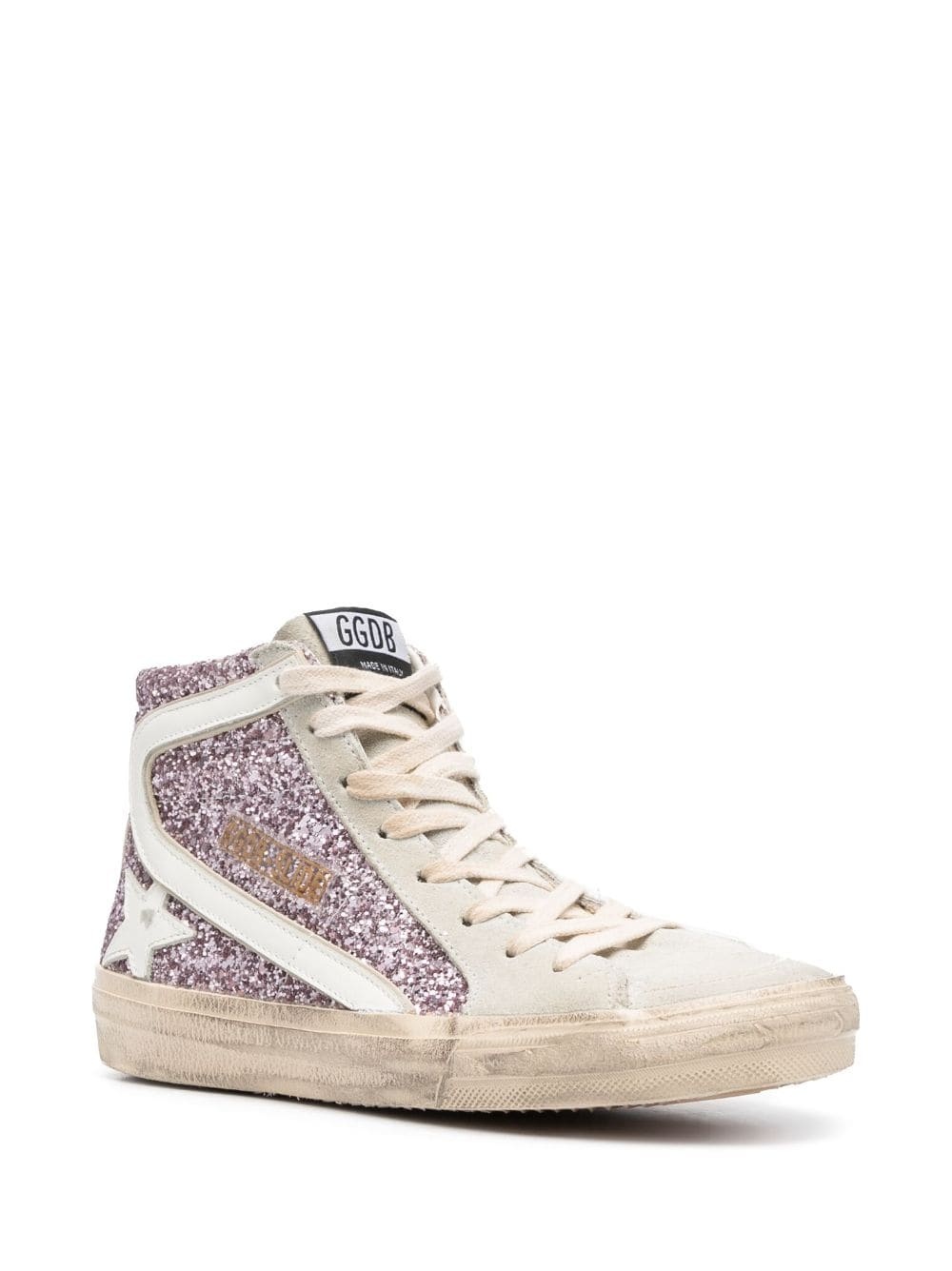 Slide glitter-detail sneakers - 2