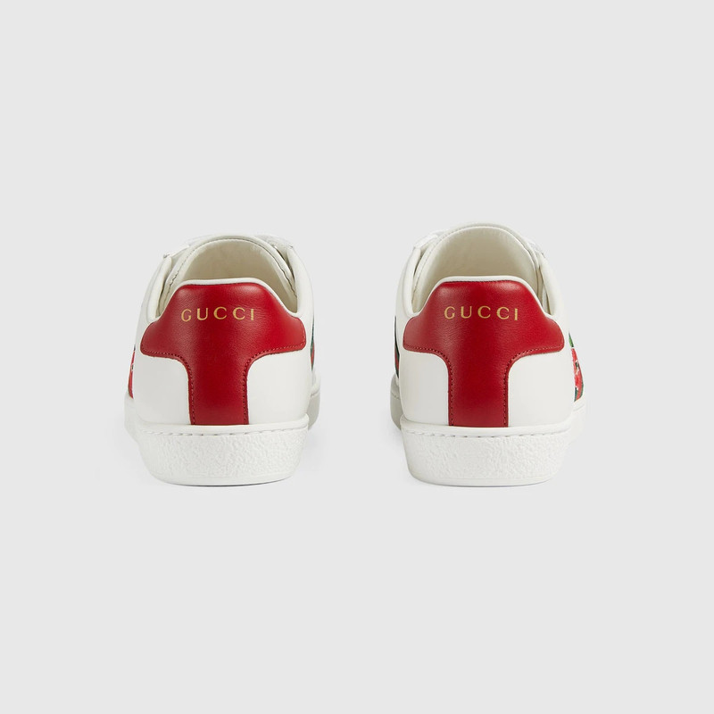 GUCCI Women's Ace sneaker with cherry outlook